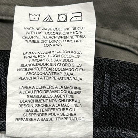 Wrangler brand light gray flat front pants. Size 42x29.  Excellent condition. - Picture 4 of 6